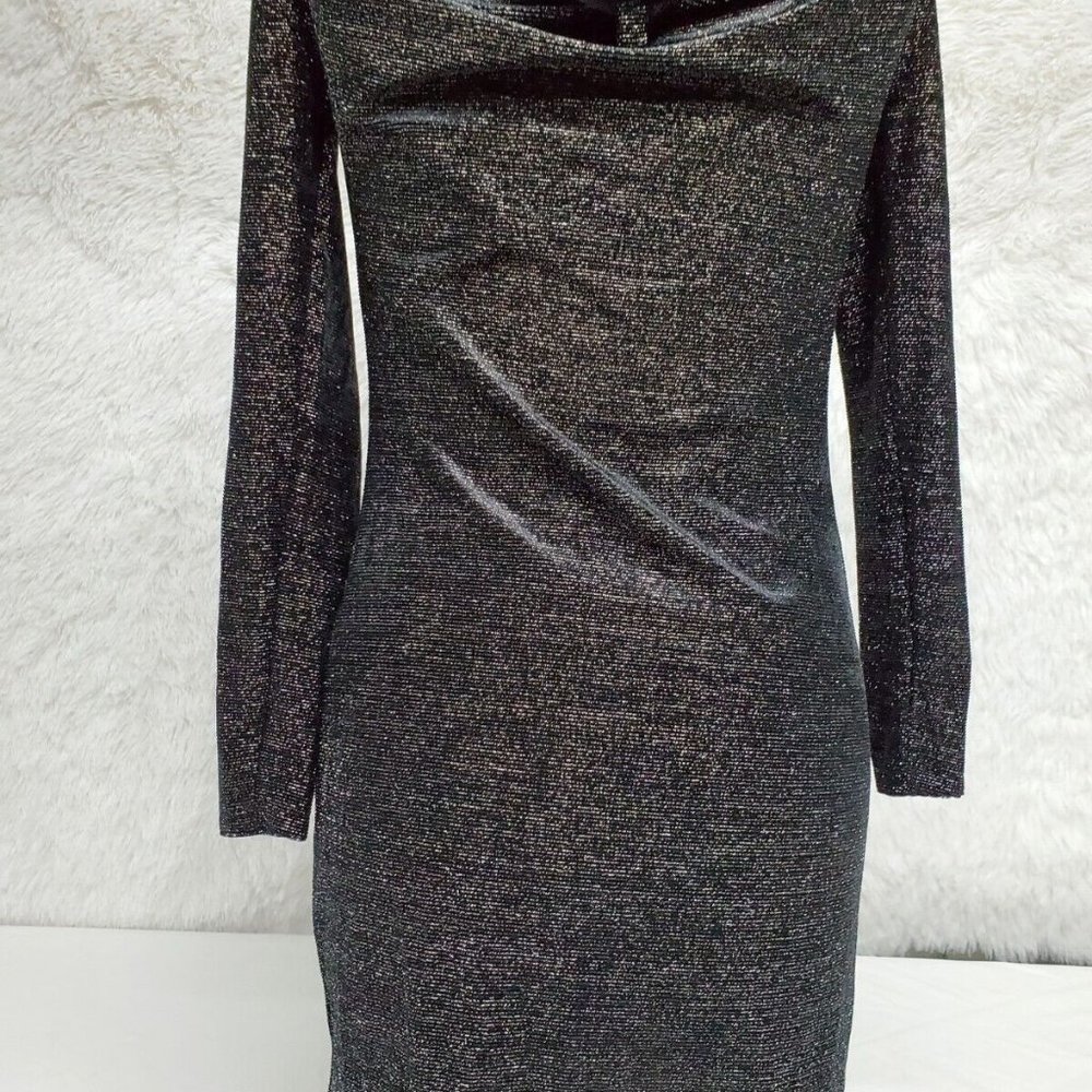 Michael Kors Velvet Cowl Back Dress Petite X Small - Picture 2 of 11